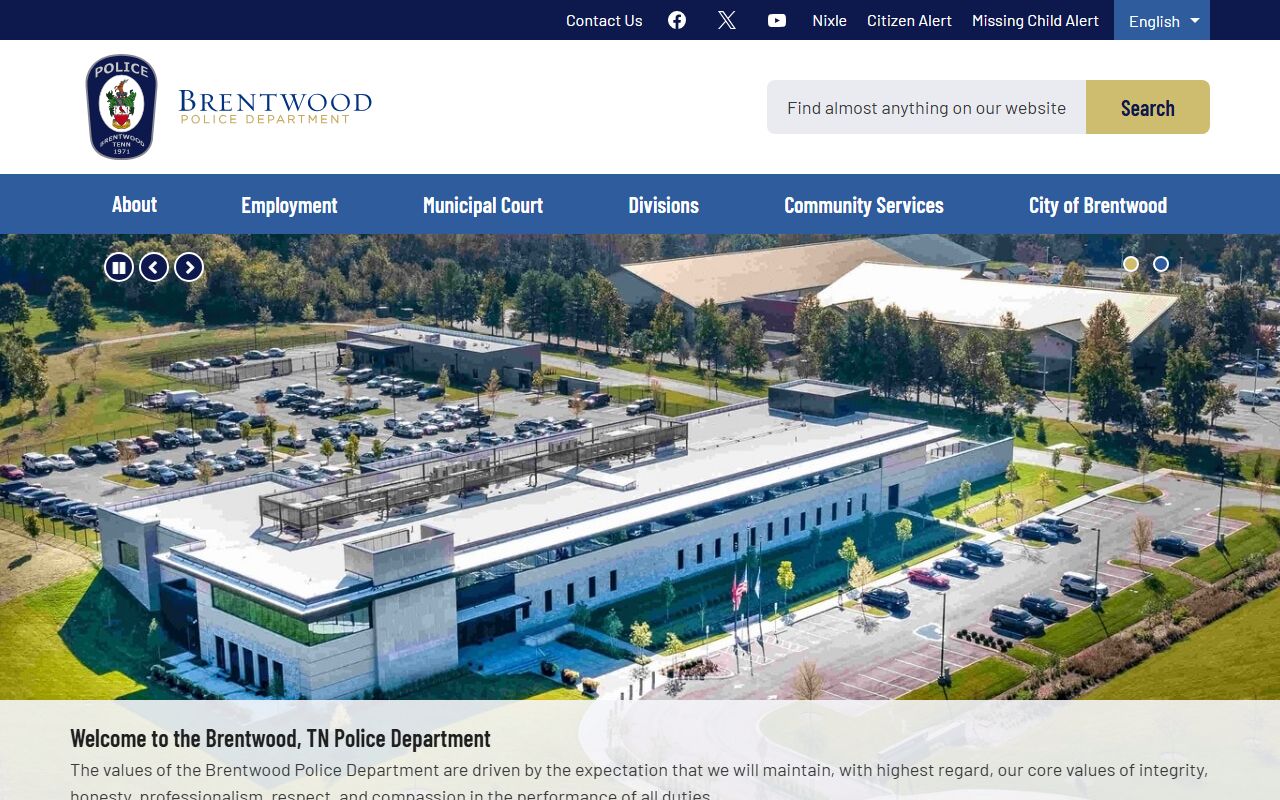 Brentwood Police Department booking releases information