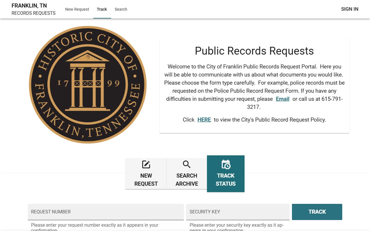 Franklin booking releases Franklin Police records portal