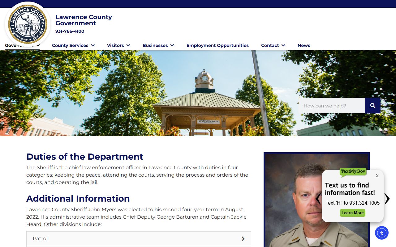 Lawrence County booking releases sheriff's office website
